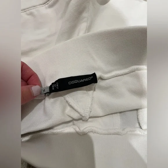 DSQUARED2 White Drawstring Shorts - Picture 8 of 15